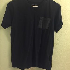 Black Shirt with Gray chest Pocket
